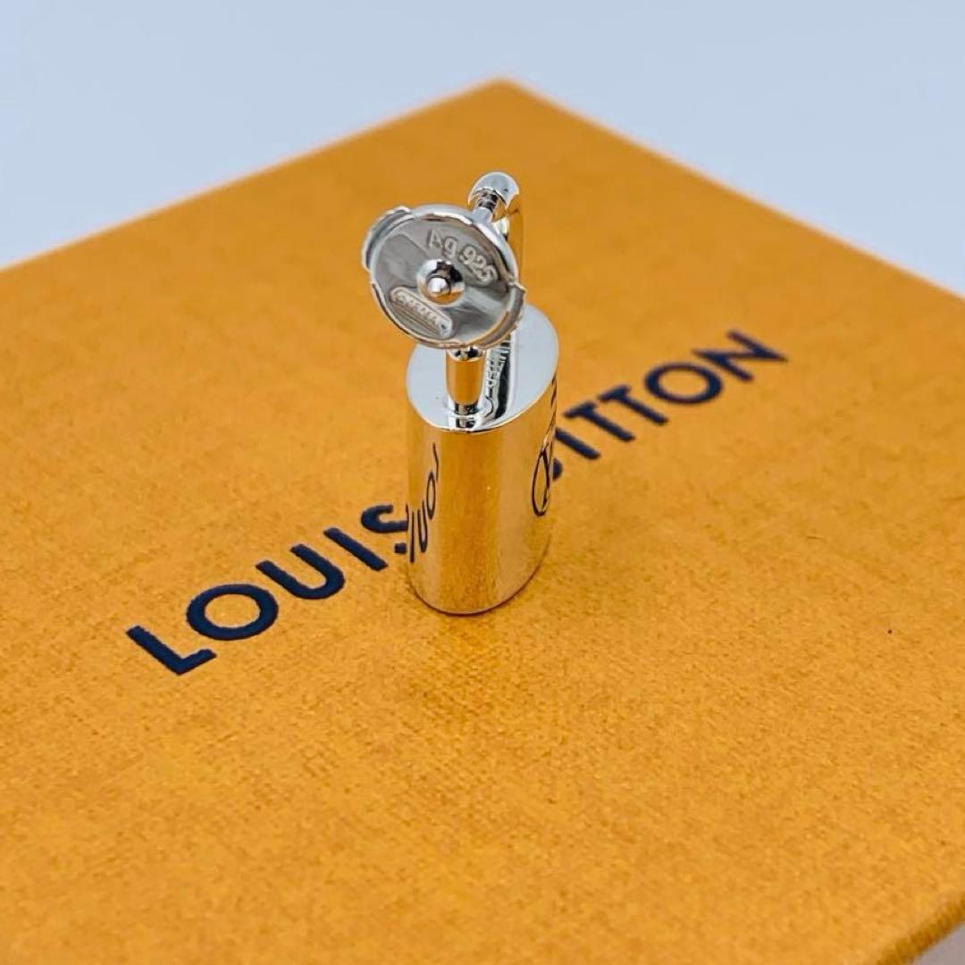 ほぼ未使用/現行/希少】ルイヴィトン ピアス シルバー 片耳 カデナ 鍵