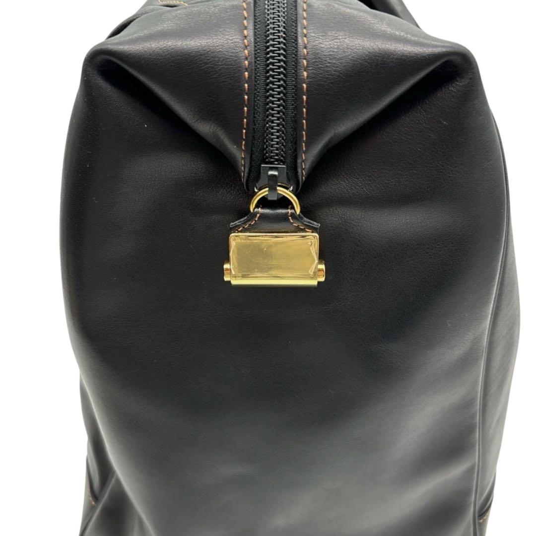 美品◎ キタムラ 肩かけ可 ボストンバッグ レザー 大容量