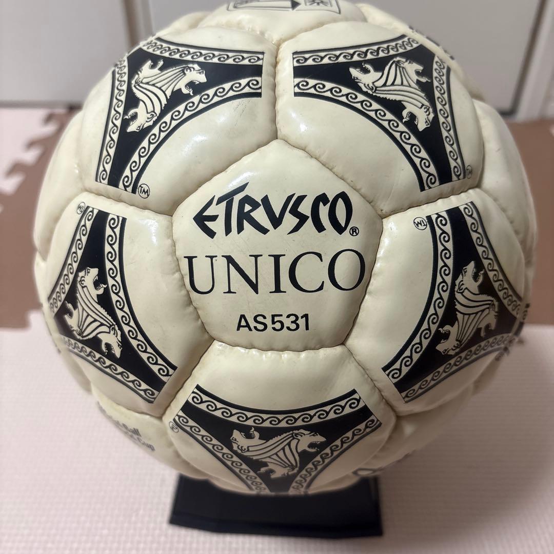 ETRUSCO UNICO サッカーボール JFA認定 Adidas Etrusco Unico Soccer ball FIFA World Cup 1990 Match ball