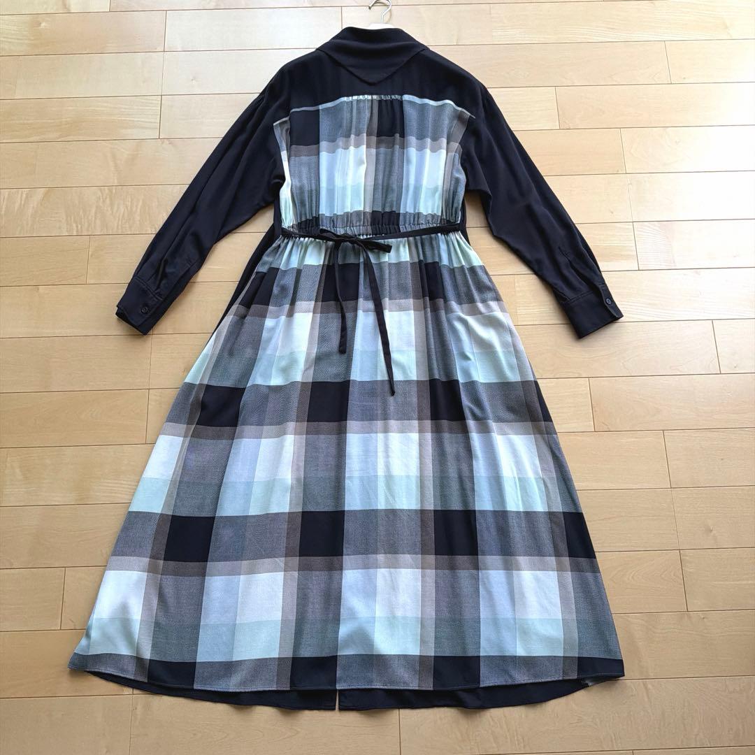 美品✨】 BLUE LABEL CRESTBRIDGE チェック ワンピース - メルカリ