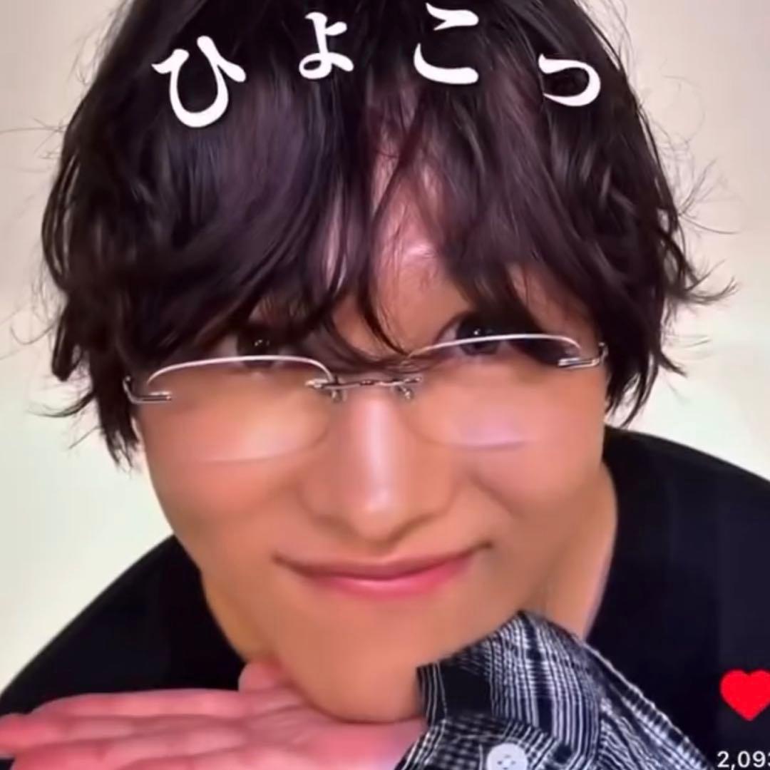 本多大夢 リムレスメガネ 度なし クリアレンズ JINS ROIROM 極美品