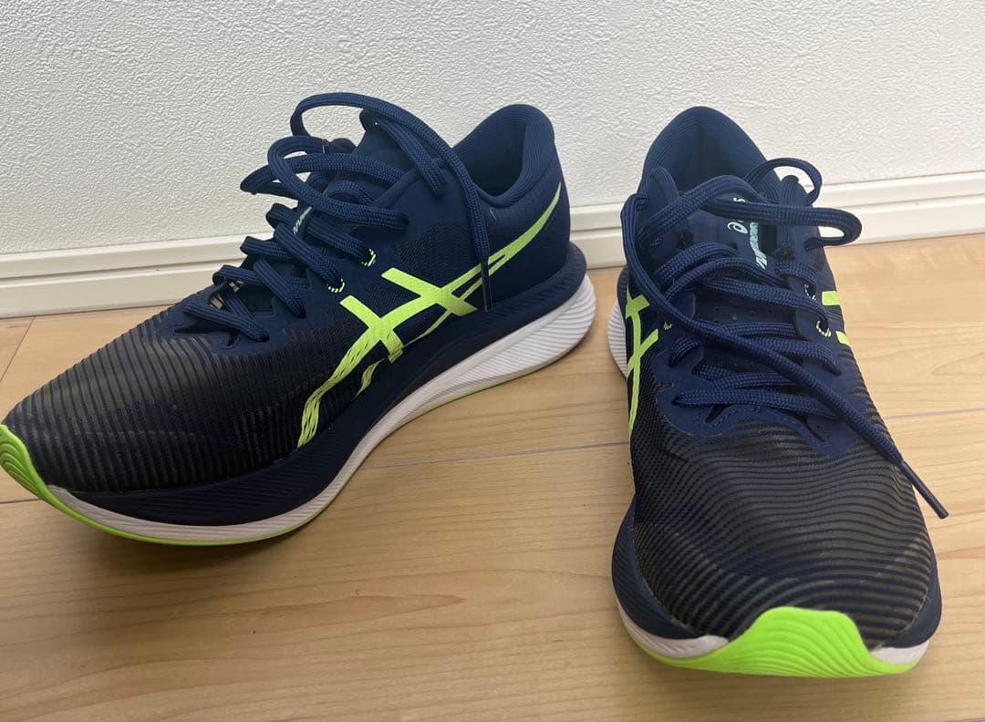 ASICS MAGICSPEEDネイビー/ライム　マジックスピード3 26.5 ASICS（アシックス） アシックス /メンズ ランニング マラソンシューズ