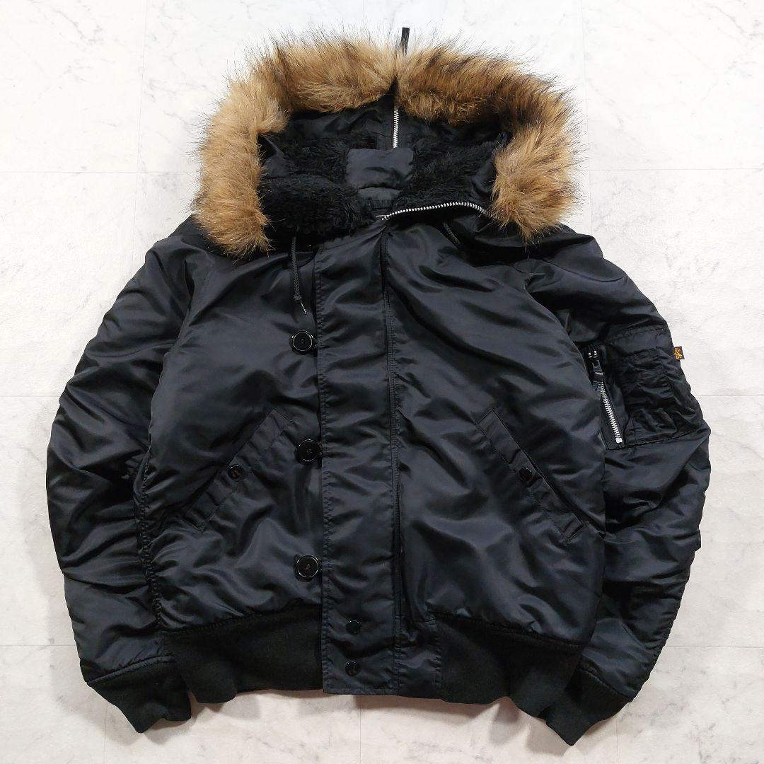 美品 ALPHA INDUSTRIES【XL】N2B フライトジャケット 黒 - メルカリ