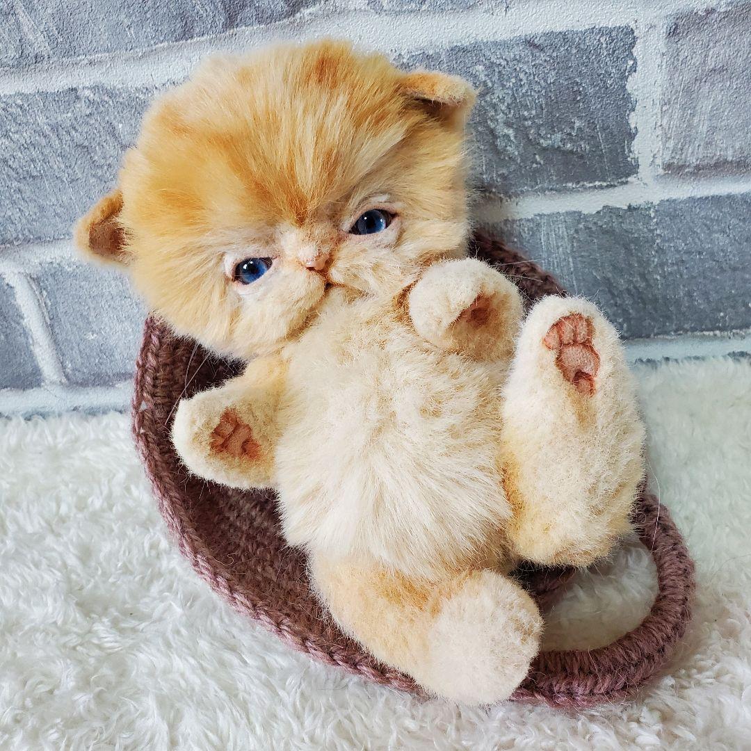 アートドール テディベア ぬいぐるみ 猫 ネコ 海外 アーティスト 作家