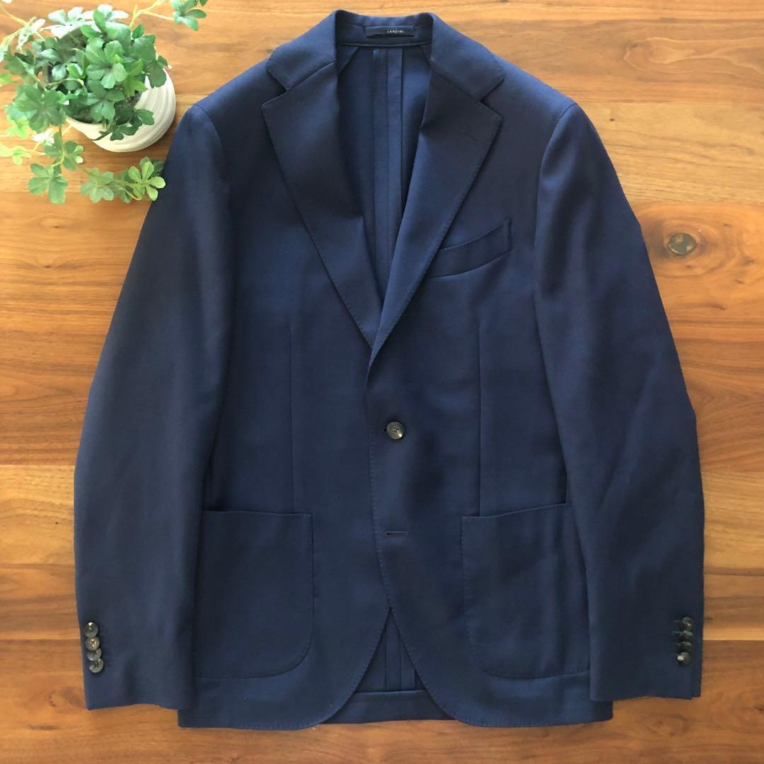 春夏】LARDINIラルディーニネイビーホップサックジャケット44 - メルカリ