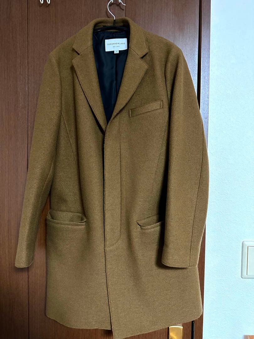 TOMORROWLAND ブラウン チェスターコート - メルカリ