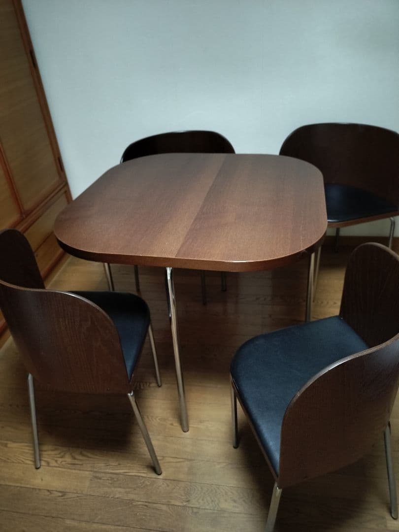 IKEA FUSION 4人掛け ダイニングテーブルセット - メルカリ