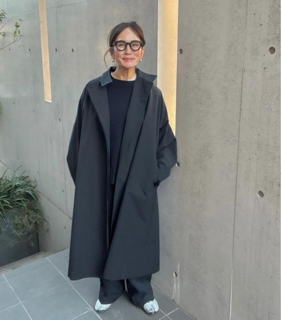 JULY NINE スタンドカラーコート JN0024-17 ジュライナイン 黒 - メルカリ