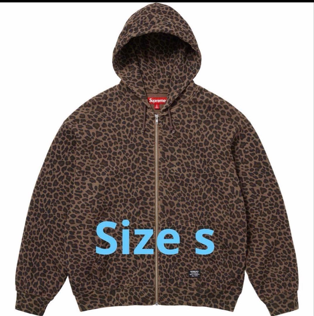 トップス Supreme Hooded Zip Up Thermal leopard s-l400.jpg