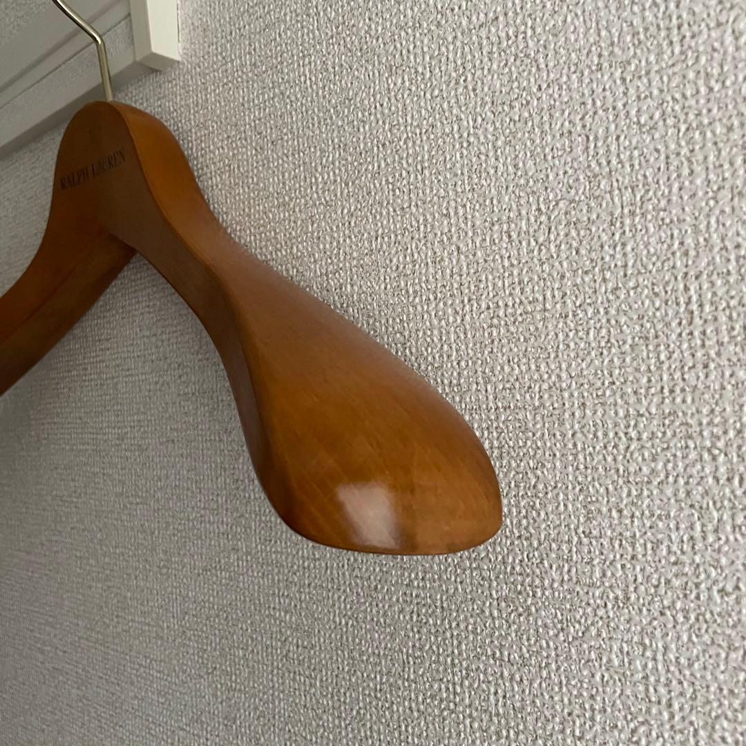 非売品】ラルフローレン 木製ハンガー スーツ ジャケット ボトムス