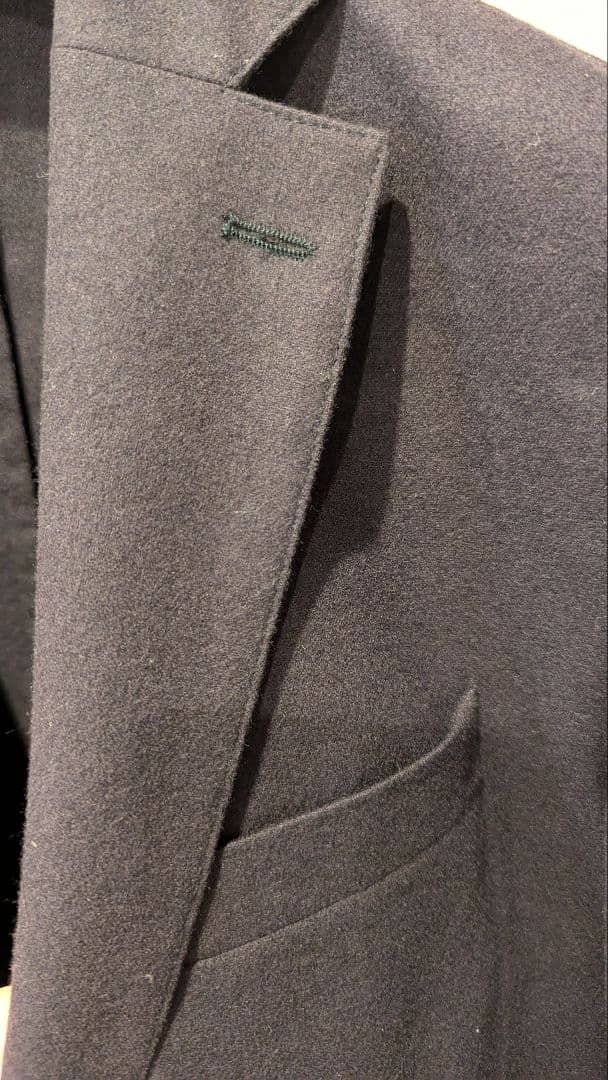 L.B.M.1911 エルボーパッチ付きテーラードジャケット ダークネイビー