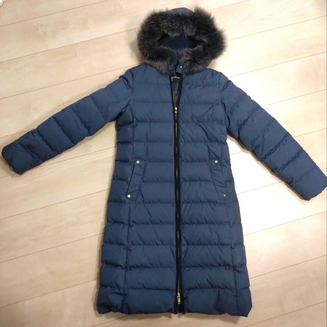 グリーンレーベルリラクシング ダウンコート フォックスファー 38