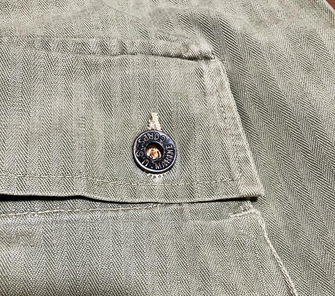 JANK】米軍 実物 40's U.S.M.C. P-44 HBTトラウザーズ - メルカリ