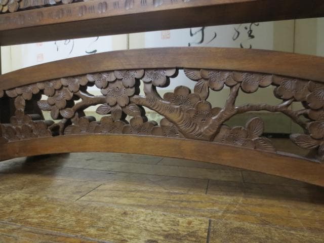 伝統工芸 軽井沢彫り 桜 彫刻 姿見 定価35万円/ミラー/鏡台/鏡 - メルカリ