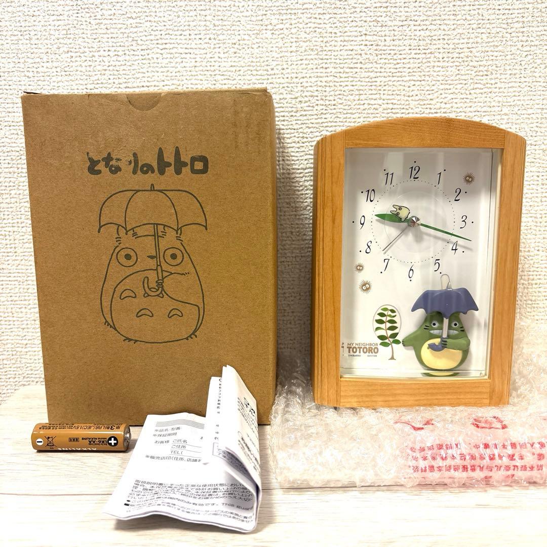 ✨新品✨となりのトトロ オルゴール目覚まし時計 4RM752MN06電池付き