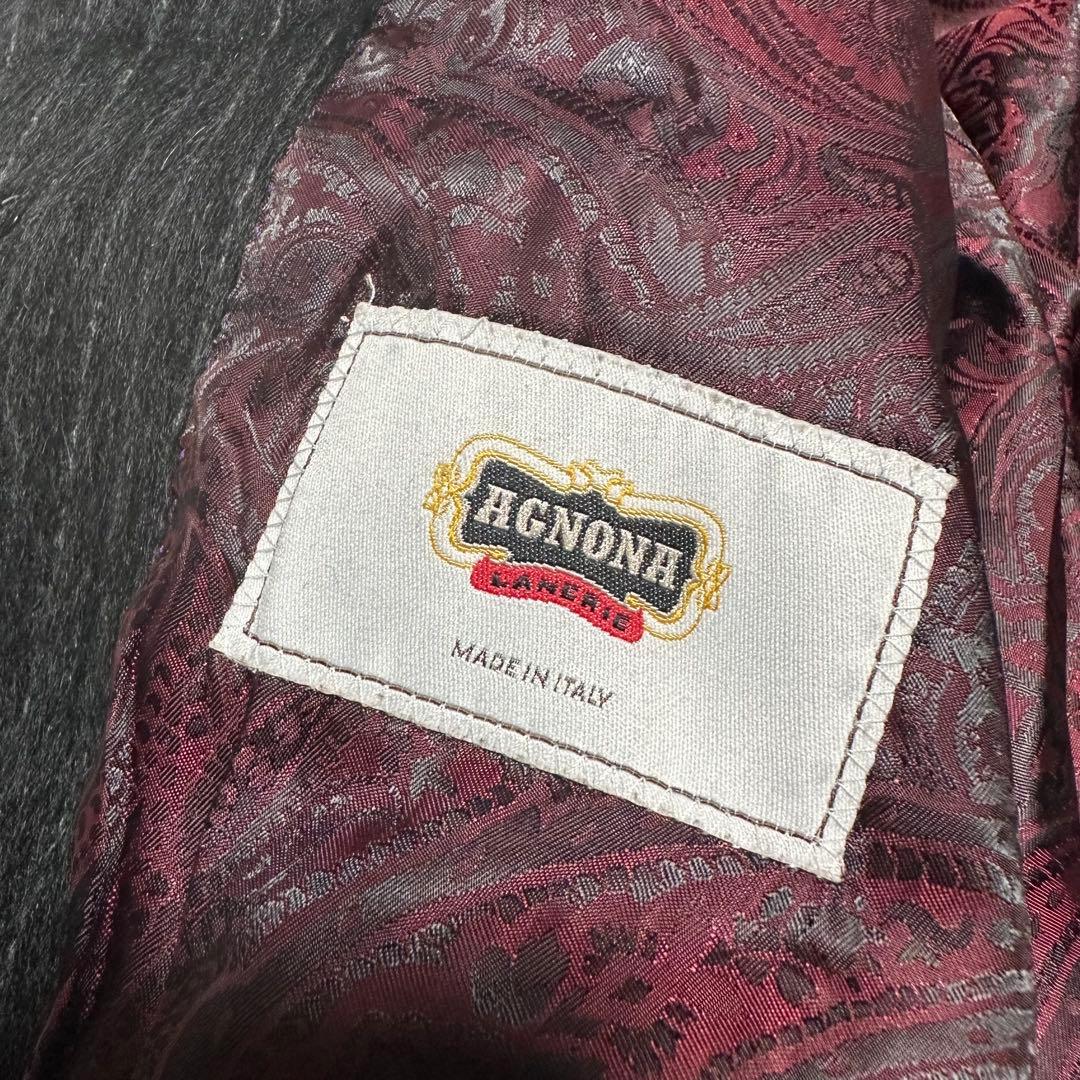 未使用級美品 ランチェッティ アルパカウールステンカラーコート