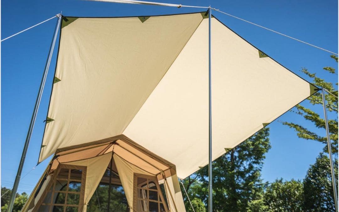 《美品》小川キャンパル　System Tarp Recta T/C タープ