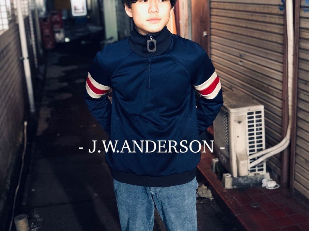 J.W.ANDERSON モックネックハーフジップ