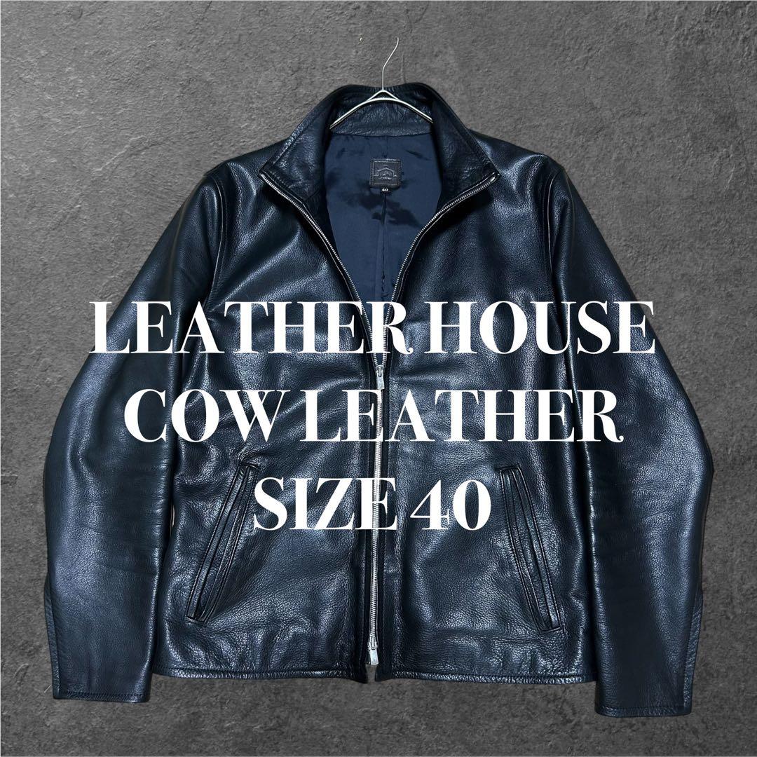 LEATHER HOUSE カウレザー レザージャケット シングルライダース 楽天市場】XS~7L 牛革 シングルライダース ジャケット カウレザー 本革