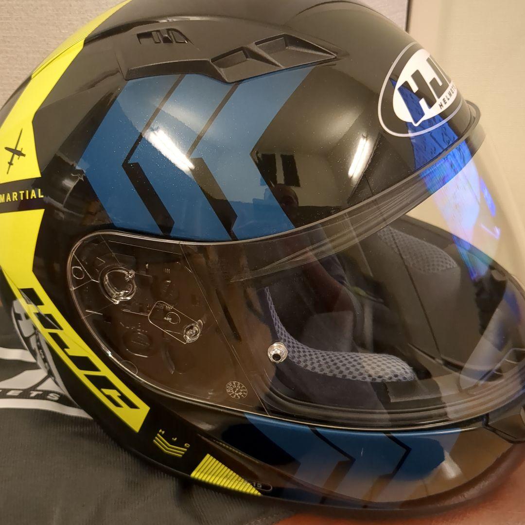 HJC フルフェイスヘルメット 黒/青/黄