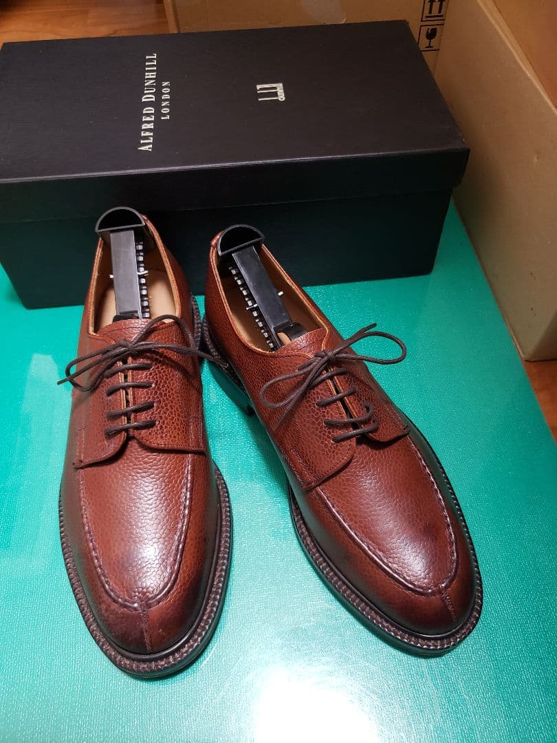 未使用】Dunhill ダンヒル Uチップ ブラウン UK6 - メルカリ