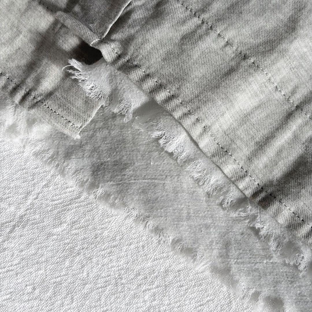 パドカレ pas de calais △∵゜コットンウールシャツ ちび襟