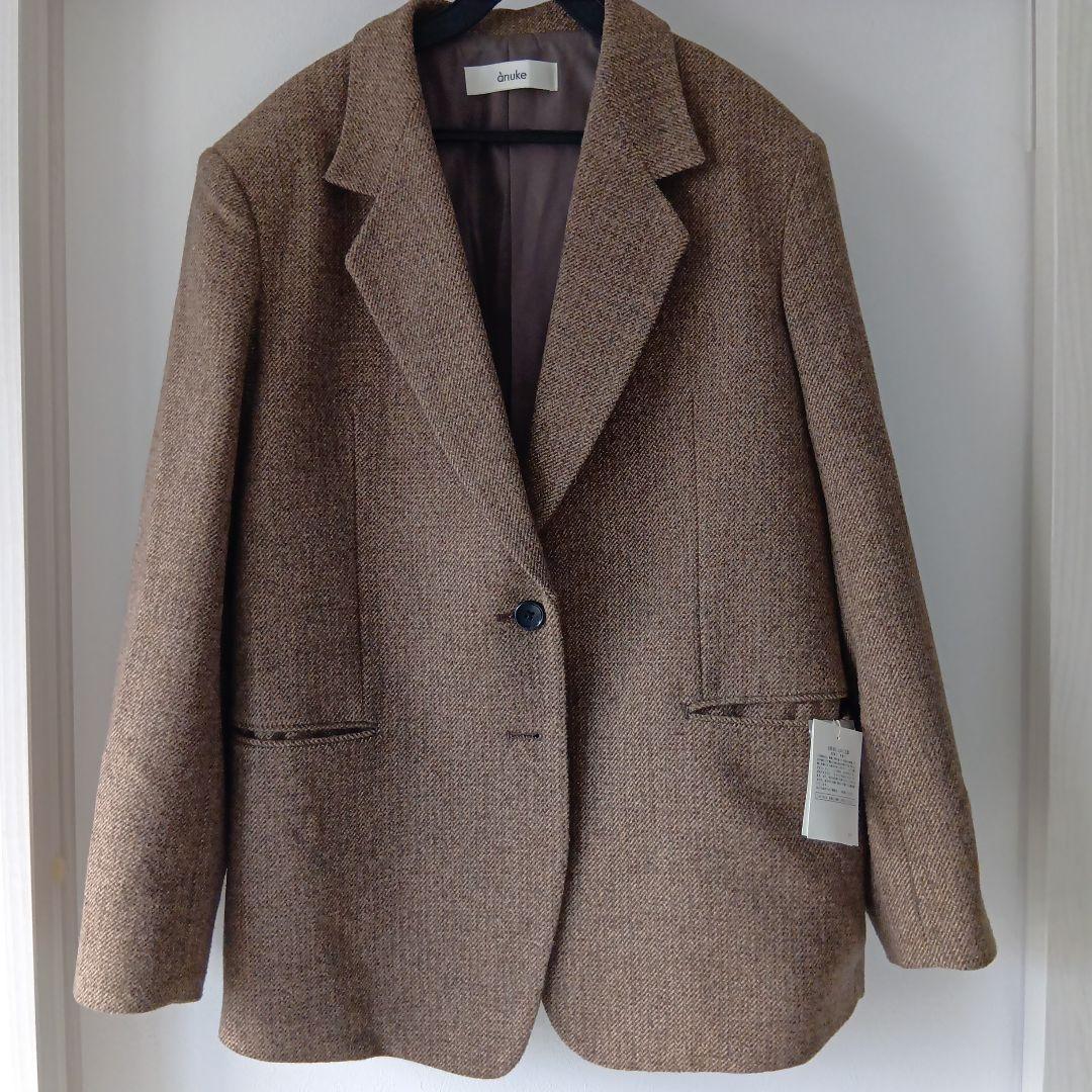 ANUKE (アンヌーク） Herringbone Wool Jacket 36 - メルカリ