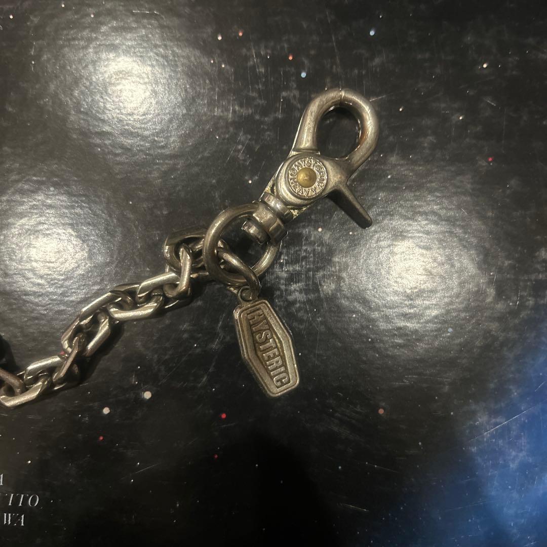 シルバー ウォレットチェーン クリンチフック付き ヒステリック