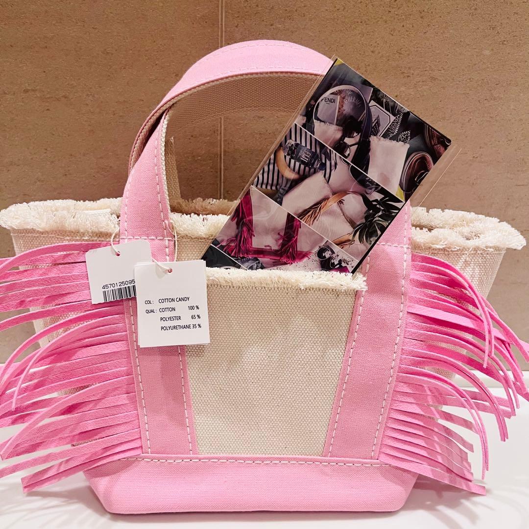 新色⭐︎Eco Suede Tote 【mini】 COTTON CANDY