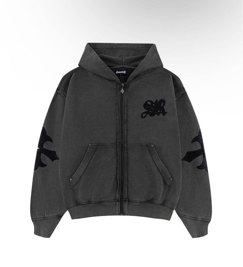 一生友子 ゆな着用 supplier ジップパーカー ♡新品タグ付き♡ - メルカリ