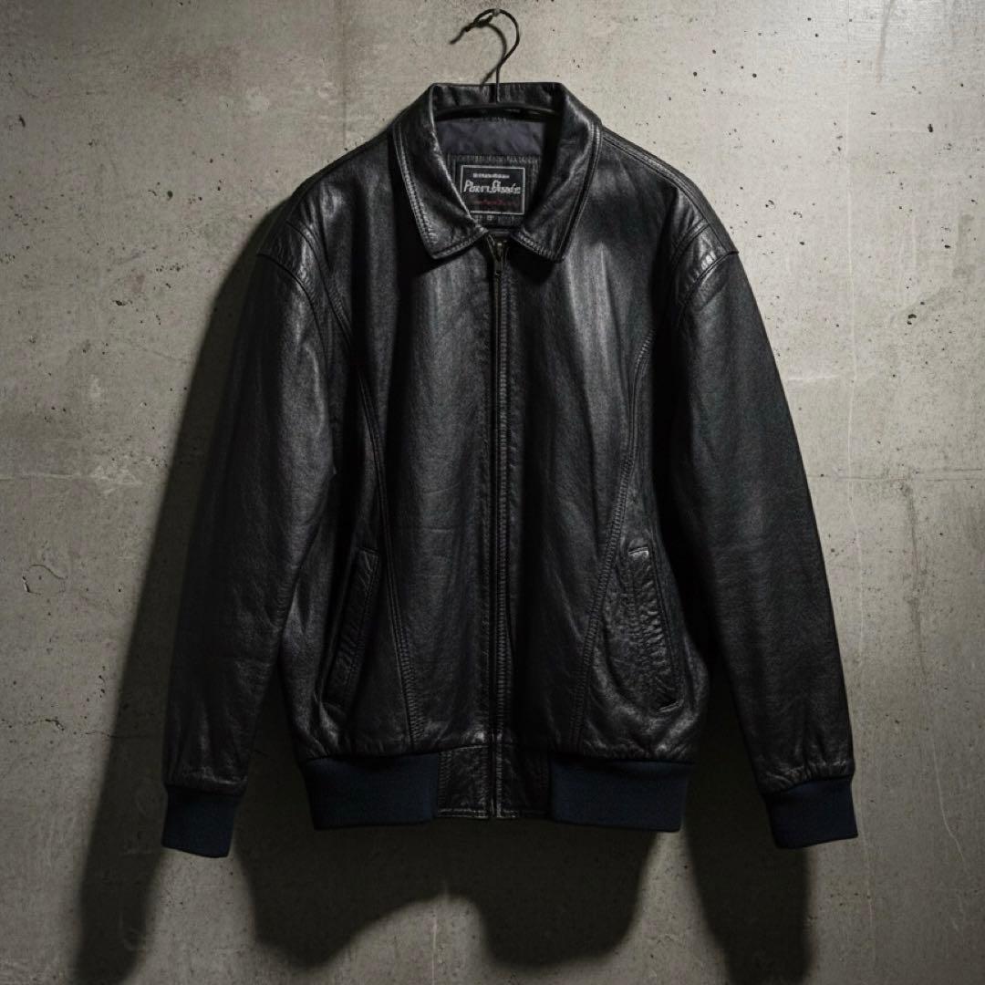 極美品】レザーヴィンテージボンバージャケット 牛革 Lサイズ - メルカリ