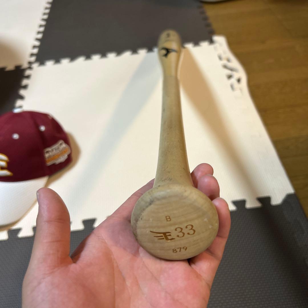 楽天銀次選手直渡しバット