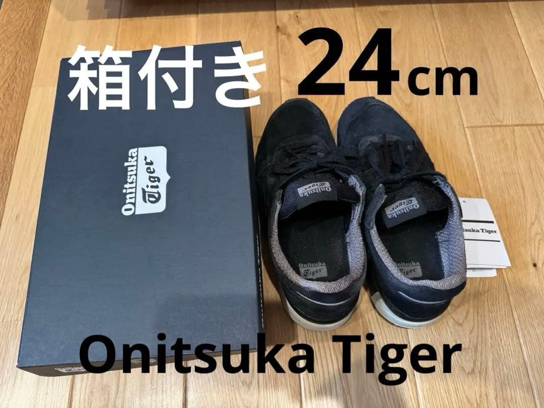 24cm オニツカタイガー アリー ブラック - メルカリ