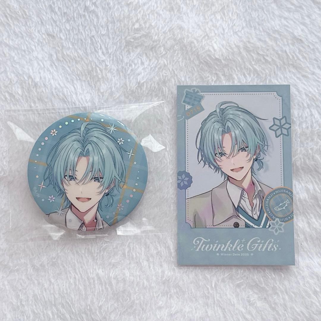 にじさんじ ウィンターデート 渚トラウト チェキ 缶バッジ - メルカリ