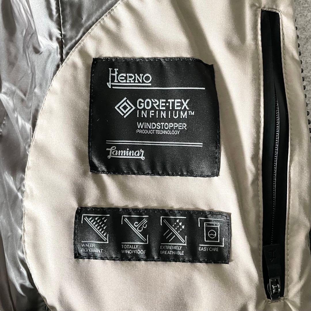 美品☆ヘルノラミナー ゴアテックス ダウンコート レディース