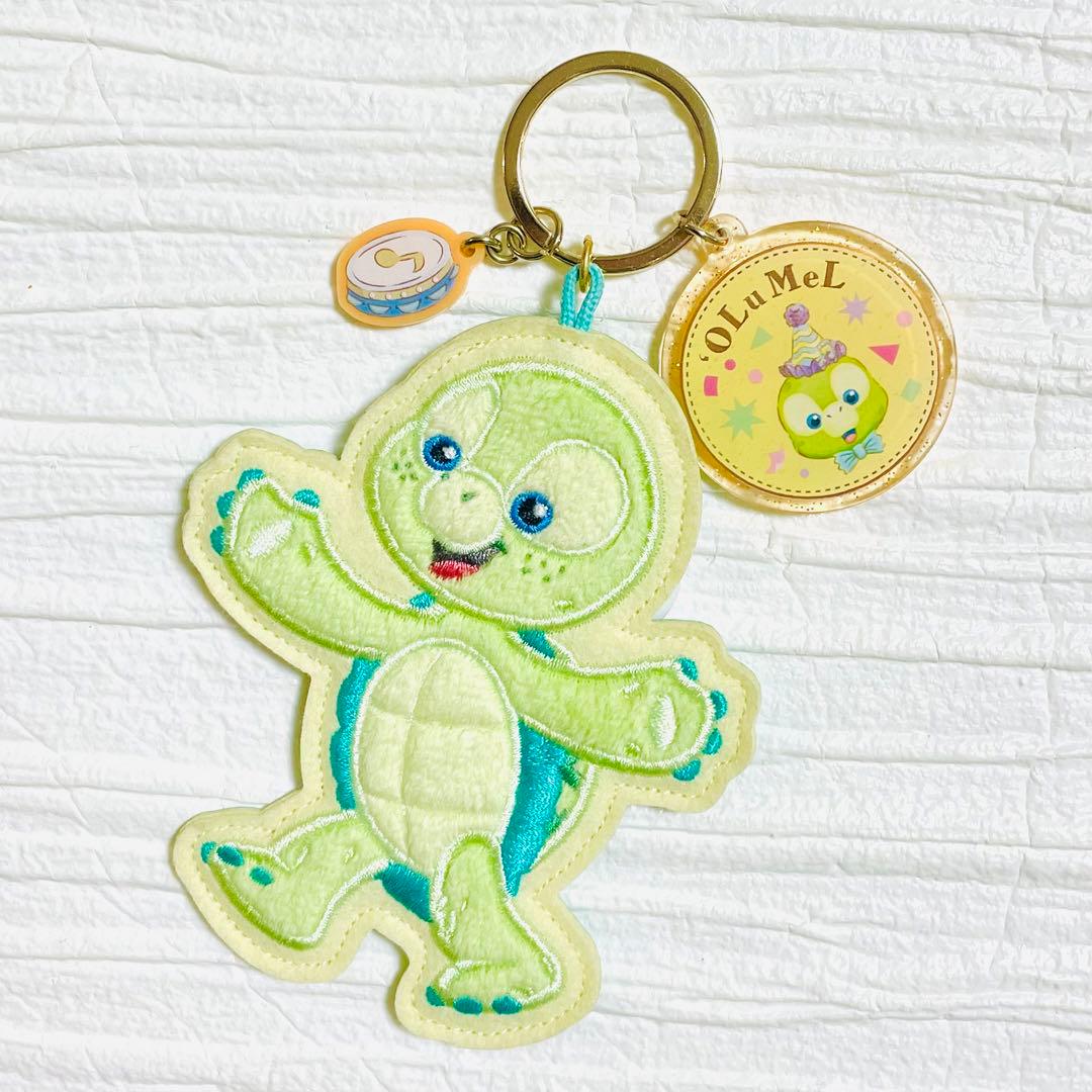 ディズニーシー オルメル ワッペンバッジセット チャーム キーホルダー