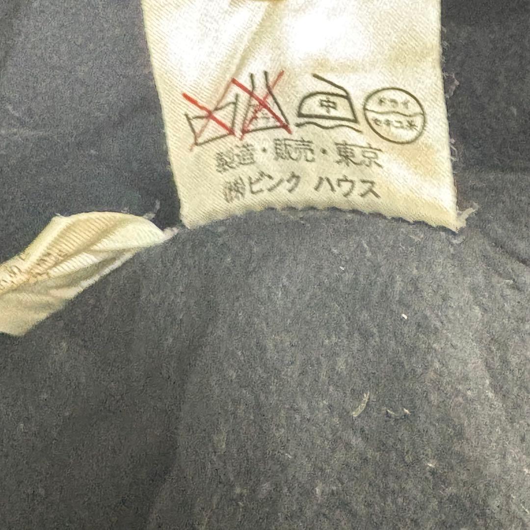 ピンクハウス バックロゴ MA-1風 ジャケット ウール混 ブラック