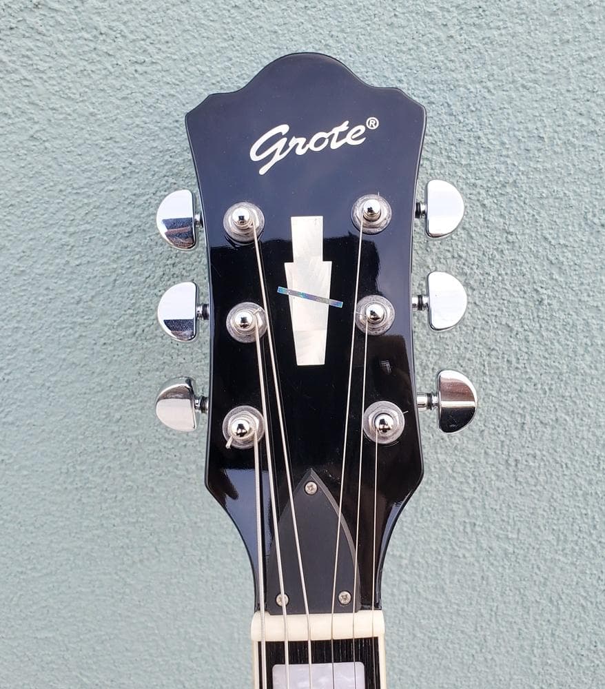 C145 Grote レスポールタイプ エレキギター ブルー系 音出しOK