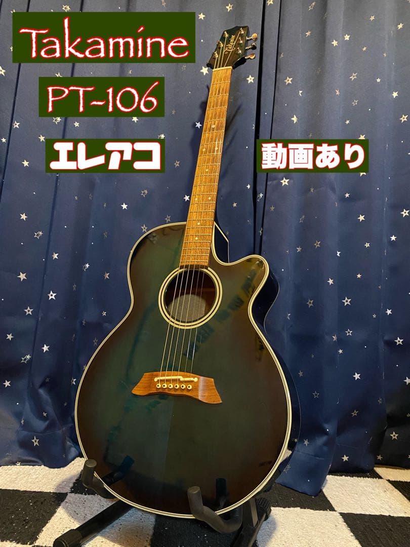 Takamine PT-106 エレアコ Takamine Pt-106-6 Acoustic Electric Guitar Used From Japan | eBay