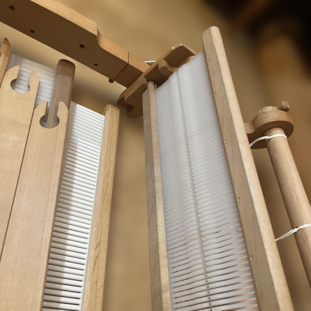 折畳卓上織機】クロムスキー・クロッスノ織り機60cm+セカンドへドル+