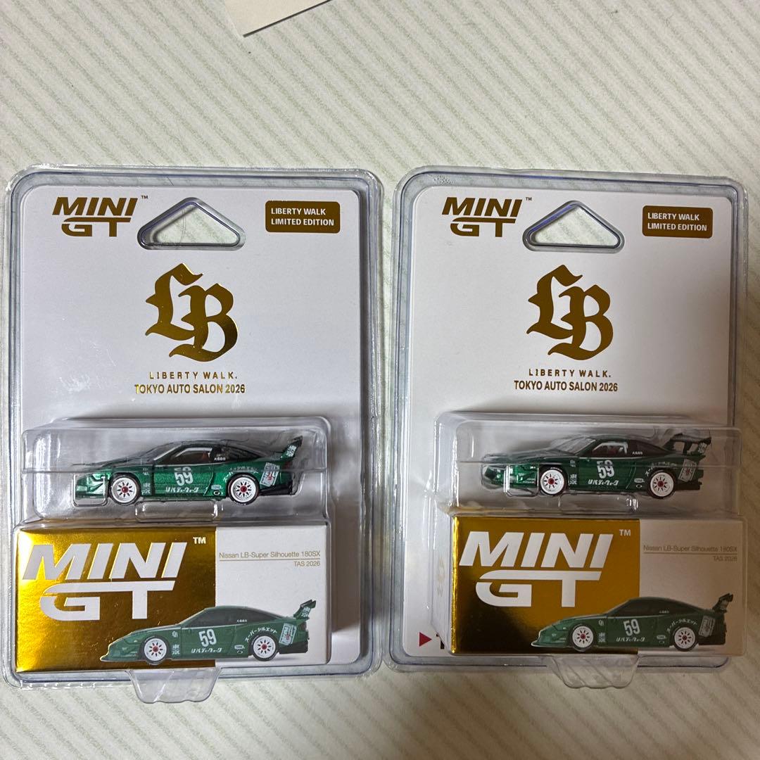 MINI GT リバティウォーク 東京オートサロン2026 180SX限定品2個