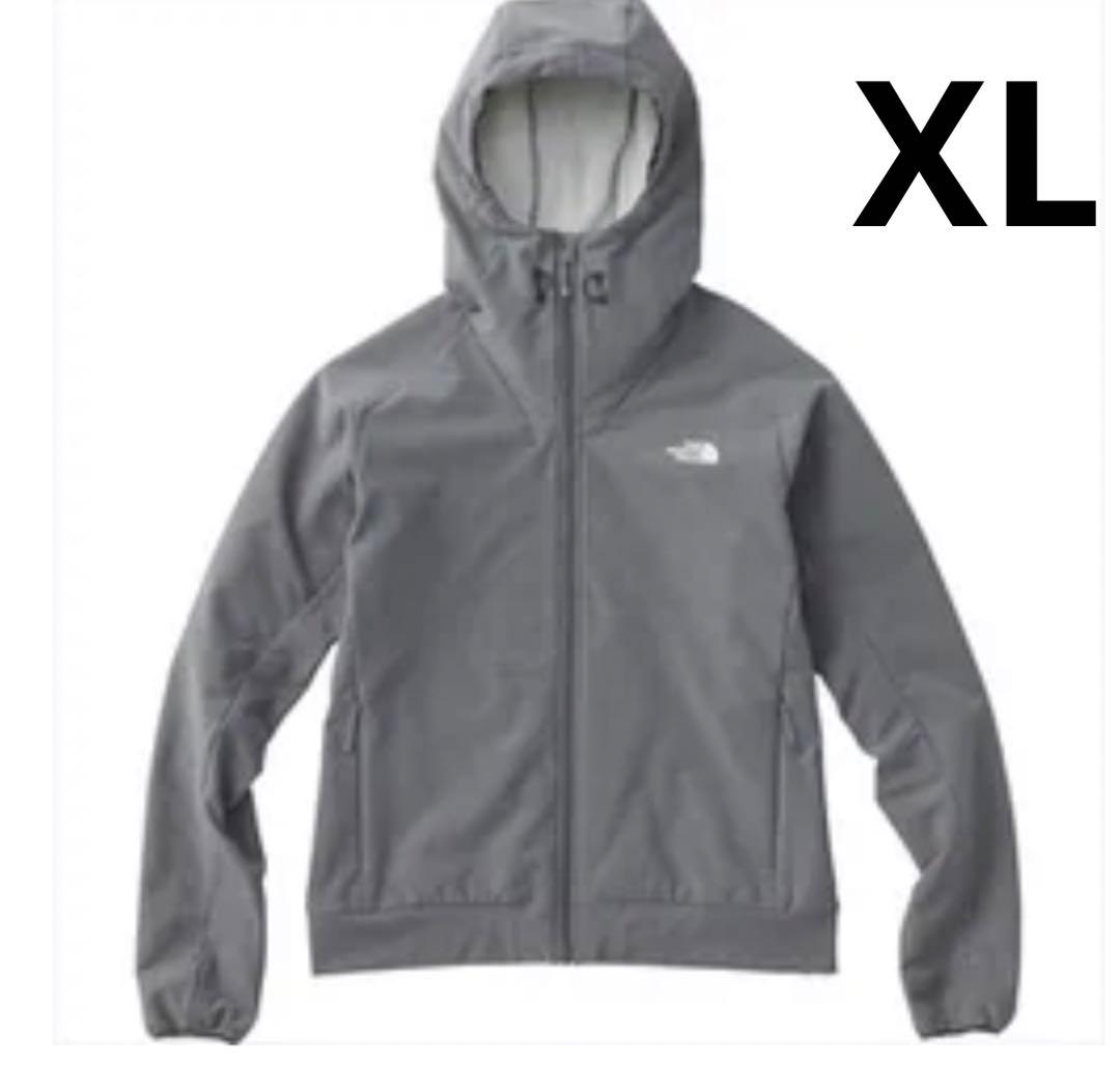美品。ザノースフェイス　エイペックスサーマルフーディ　XLサイズ　グレー ザ・ノース・フェイス THE NORTH FACE エイペックスサーマルフーディ