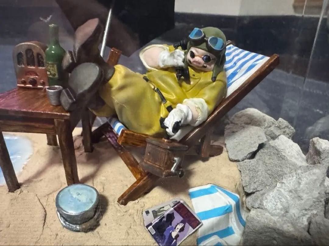 海洋堂 ファインモールド 紅の豚 アジトのポルコ スタジオジブリ 塗装