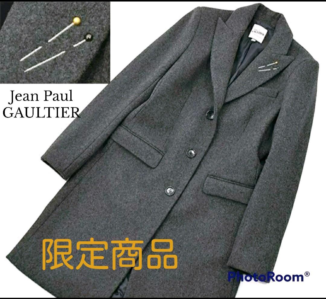 希少モデル☆ジャンポールゴルチエ☆チェスターコート☆マチ針刺繍