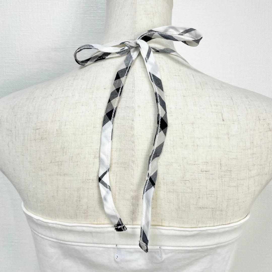 y2k❤️ BURBERRY BLUE LABEL ホルターネックトップス