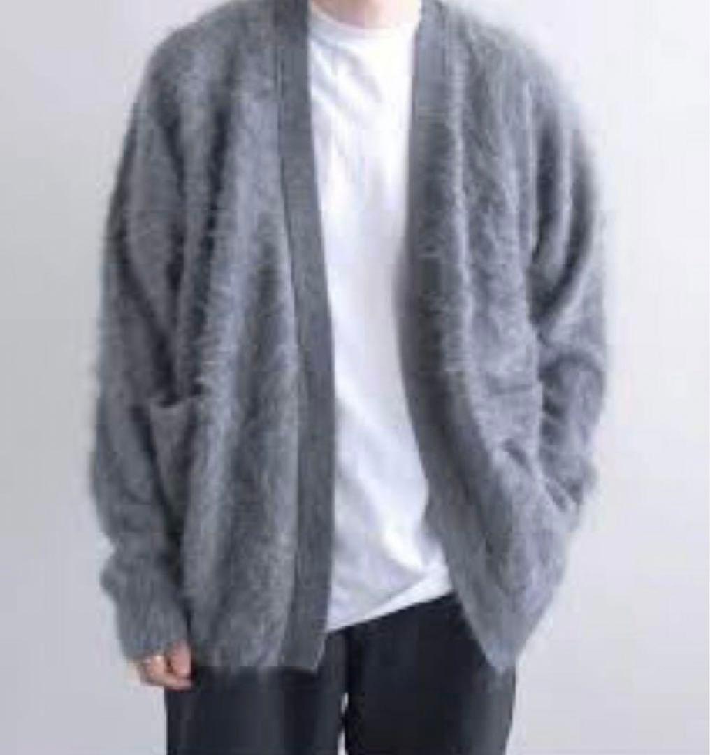 maatee&sons カシミヤシャギーカーディガン グレー - メルカリ