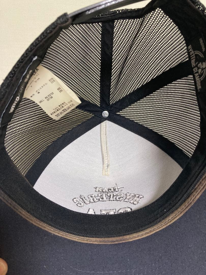 ヒステリックグラマー WIND AND SEA 3rdコラボ メッシュキャップ