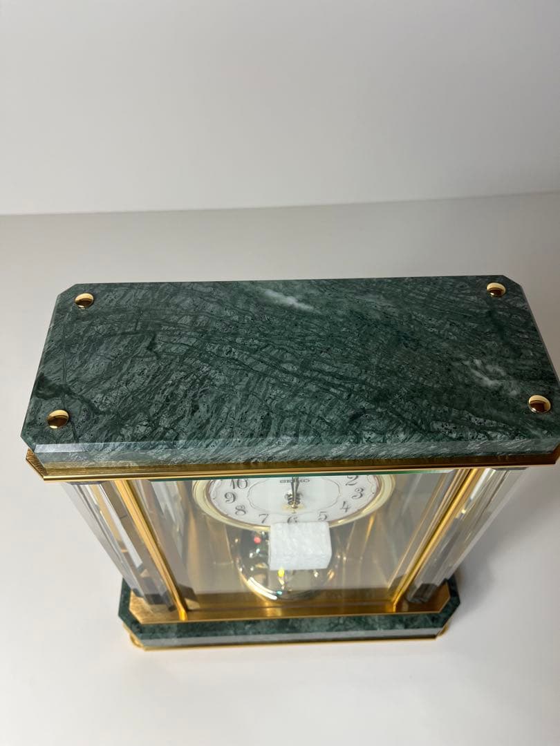 新品未使用 SEIKO HW926G 内閣総理大臣贈呈 蛇紋石 置時計 - メルカリ