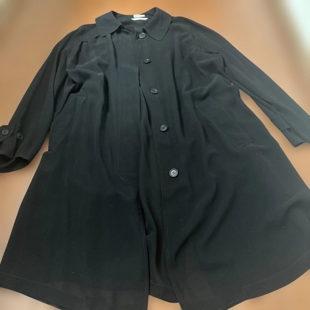 HERMES　エルメス　薄手トレンチコート　40　ブラック 楽天市場】エルメス トレンチコートの通販