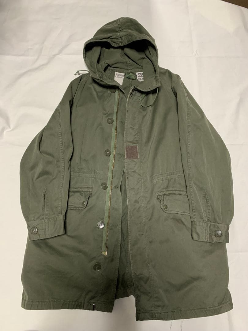 希少86C フランス軍 M-64 モッズコートユーロミリタリー 80s フランス軍 実物 M-64 ヴィンテージ フィールドパーカー 86C